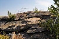 Карабутакский гранитный массив (скалы Шонкал). Июль 2012 года