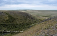 Карстовое поле и мраморный лог у Юбилейного. Июль 2012 года