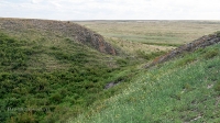 Карстовое поле и мраморный лог у Юбилейного. Июнь 2021 года