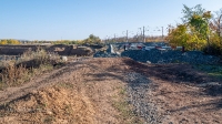 Обрыв берега реки Сакмара у села Жёлтое