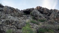Пещера-штольня в Камсакском ущелье. Май 2021 года