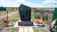 Стела «Они сражались за Родину». Деревня Ишкинино. Июль 2021 года
