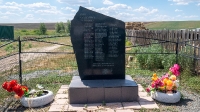 Стела «Они сражались за Родину». Деревня Ишкинино. Июль 2021 года